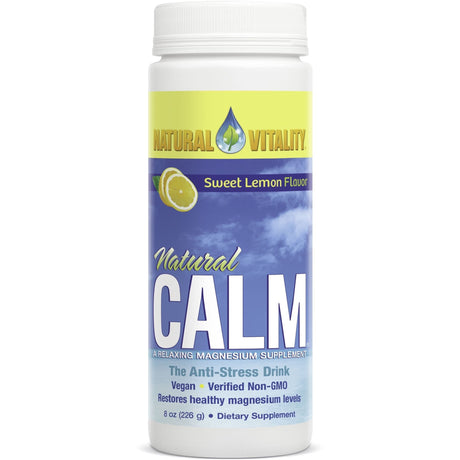 Witaminy i suplementy diety Natural Vitality Natural Calm 226 g Sweet Lemon - Sklep Witaminki.pl