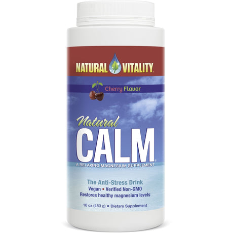 Witaminy i suplementy diety Natural Vitality Natural Calm 453 g Cherry - Sklep Witaminki.pl
