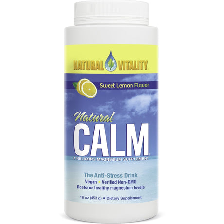 Witaminy i suplementy diety Natural Vitality Natural Calm 453 g Sweet Lemon - Sklep Witaminki.pl