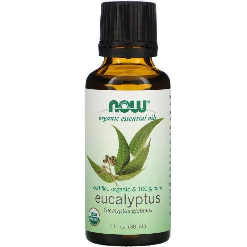 NOW Foods 100% Olejek Eukaliptusowy Certified Organic 30 ml Olejek eteryczny - Sklep Witaminki.pl