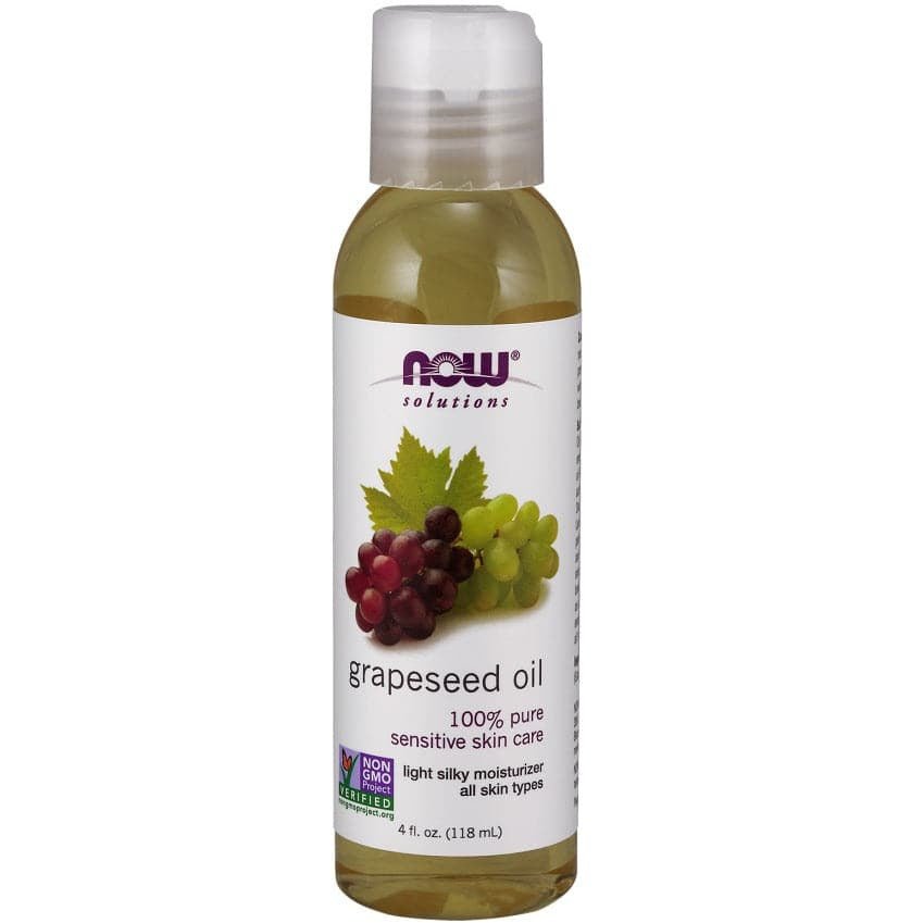 NOW Foods Grapeseed Oil 118 ml Olej z Pestek Winogron - Sklep Witaminki.pl