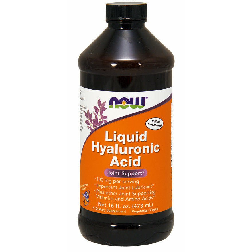 NOW Foods Liquid Hyaluronic Acid 473 ml Kwas Hialuronowy - Sklep Witaminki.pl