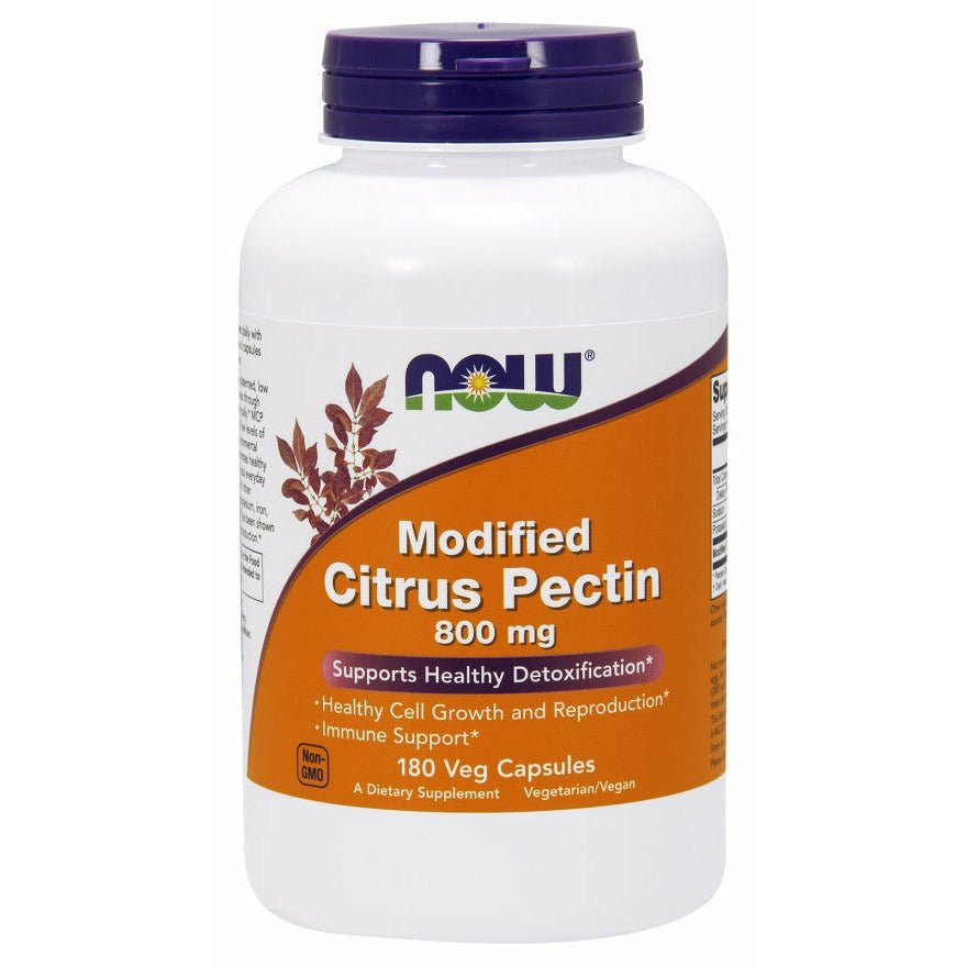 NOW Foods Modified Citrus Pectin 800 mg 180 vcaps Pektyny Cytrusowe - Sklep Witaminki.pl