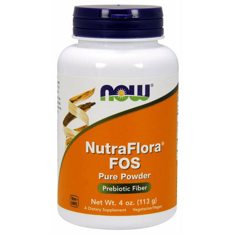 Witaminy i suplementy diety NOW Foods NutraFlora FOS Pure Powder 113 g - Sklep Witaminki.pl