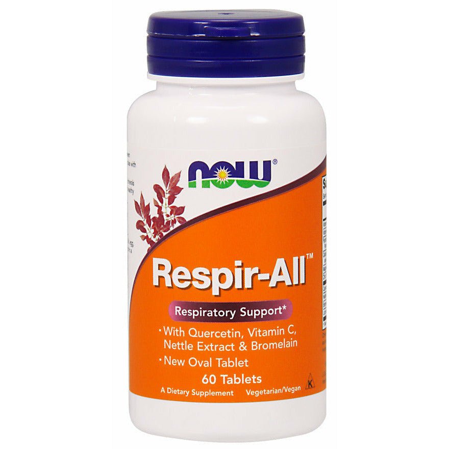 NOW Foods Respir - All Allergy 60 tablets Kompleks wspierający układ oddechowy - Sklep Witaminki.pl