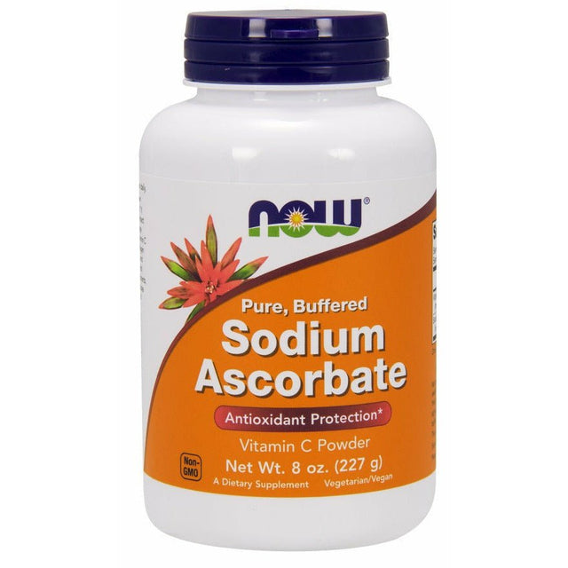 Witaminy i suplementy diety NOW Foods Sodium Ascorbate Powder Buffered 227 g - Sklep Witaminki.pl