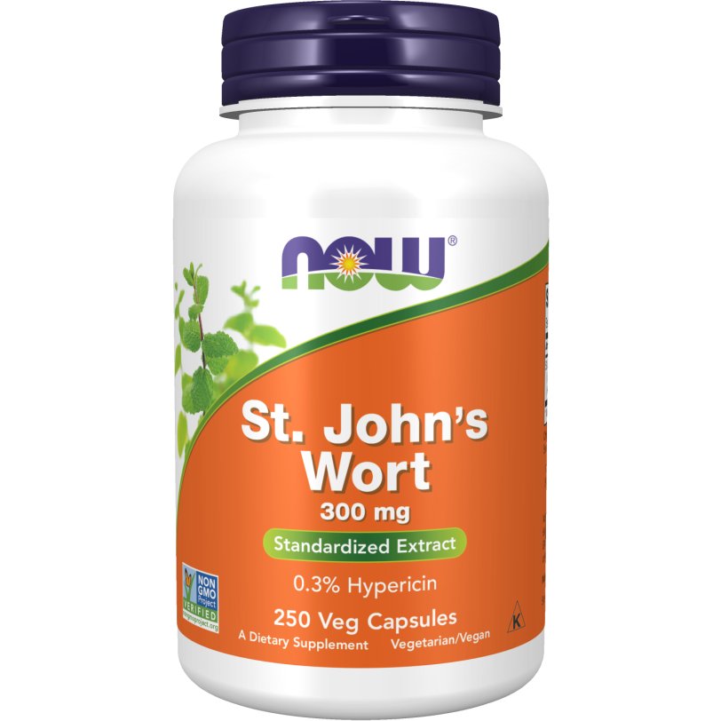 NOW Foods St. Johns Wort 250 caps Dziurawiec Zwyczajny - Sklep Witaminki.pl