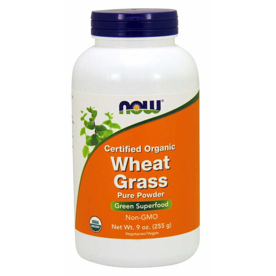 NOW Foods Wheat Grass Pure Powder 255 g Trawa Pszeniczna - Sklep Witaminki.pl