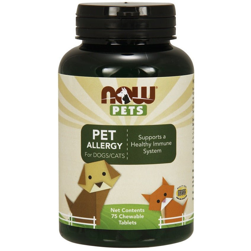 NOW Pets Pet Allergy 75 chewable tablets - Sklep Witaminki.pl