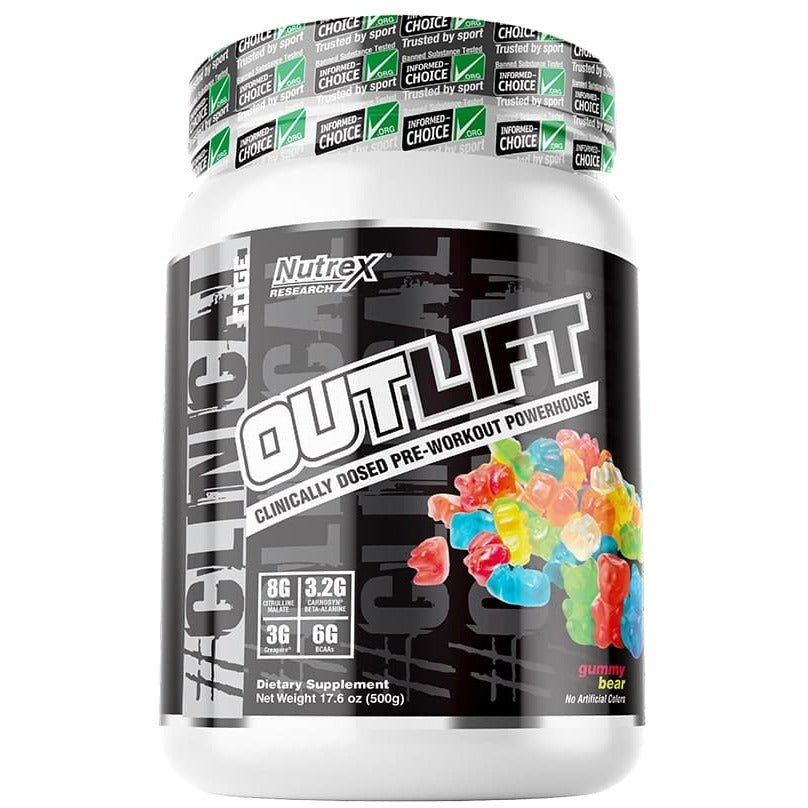 Nutrex OutLift Gummy Bear 500 g Pre - Workout - Sklep Witaminki.pl