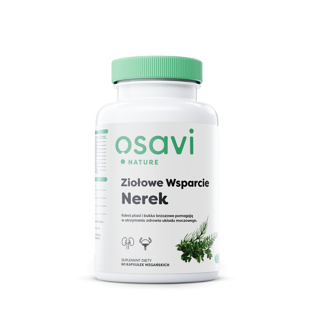 Osavi Ziołowe Wsparcie Nerek 120 vegan caps Kompleks na nerki - Sklep Witaminki.pl