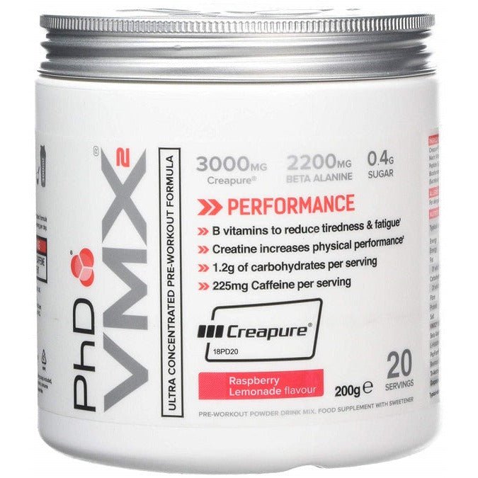 PhD VMX2 Raspberry Lemonade 200 g - Sklep Witaminki.pl