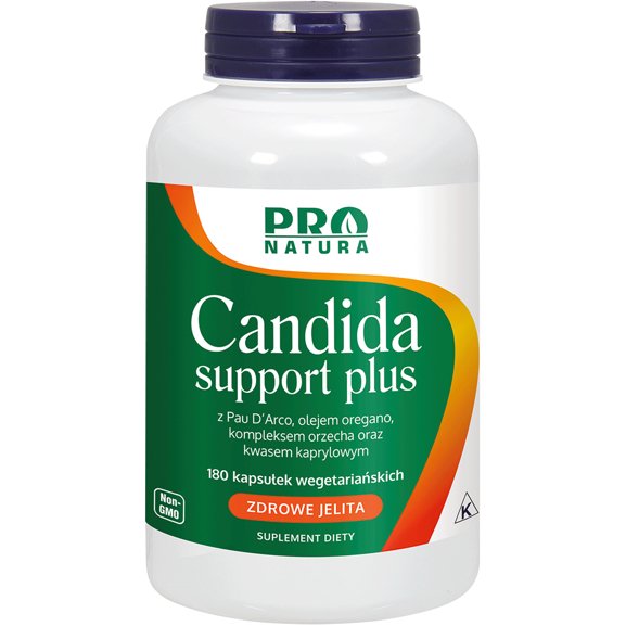 Pro Natura Candida Support Plus 180 caps Kompleks na jelita - Sklep Witaminki.pl