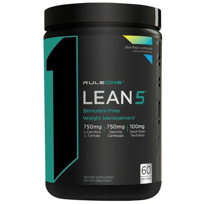 Rule One Lean 5 Blue Razz Lemonade 336 g Spalacz tłuszczu - Sklep Witaminki.pl