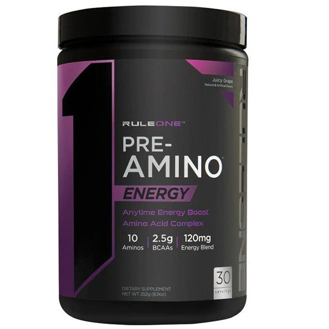 Rule One Pre - Amino Energy Juicy Grape 252 g Pre - Workout - Sklep Witaminki.pl