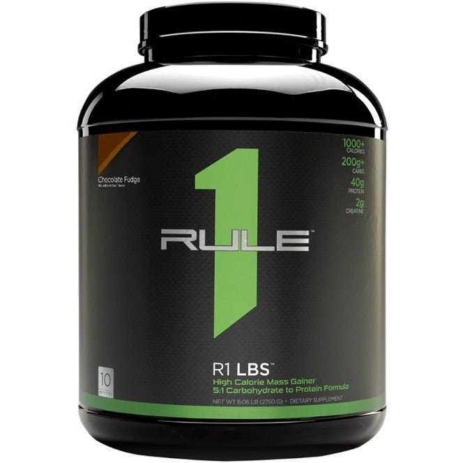 Rule One R1 LBS Chocolate Fudge 2750 g Gainer - Sklep Witaminki.pl