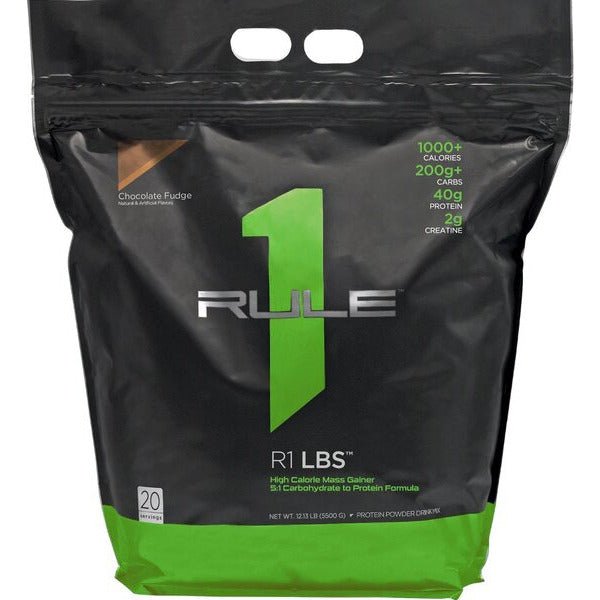 Rule One R1 LBS Chocolate Fudge 5500 g Gainer - Sklep Witaminki.pl