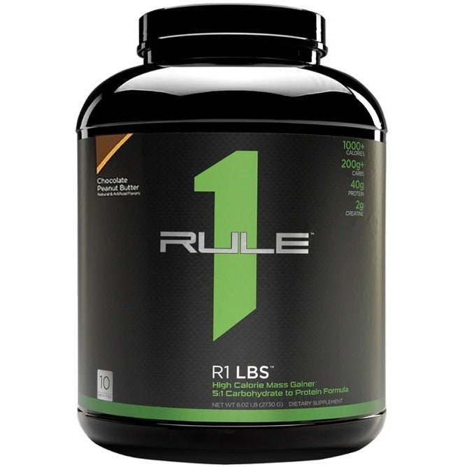 Rule One R1 LBS Chocolate Peanut Butter 2730 g Gainer - Sklep Witaminki.pl