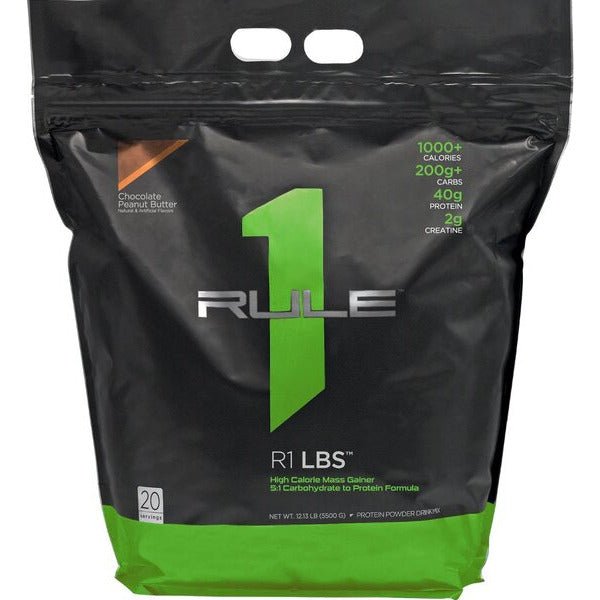 Rule One R1 LBS Chocolate Peanut Butter 5500 g Gainer - Sklep Witaminki.pl
