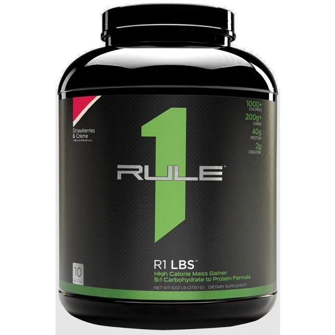 Rule One R1 LBS Strawberries & Creme 2730 g Gainer - Sklep Witaminki.pl