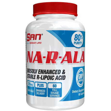 Witaminy i suplementy diety SAN NA-R-ALA 125mg 60 caps - Sklep Witaminki.pl