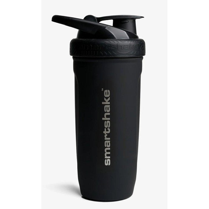 Witaminy i suplementy diety SmartShake Reforce Stainless Steel 900 ml Black - Sklep Witaminki.pl