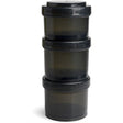 Witaminy i suplementy diety SmartShake Zestaw 3 pojemników Revive Black Czarny 550 ml - Sklep Witaminki.pl