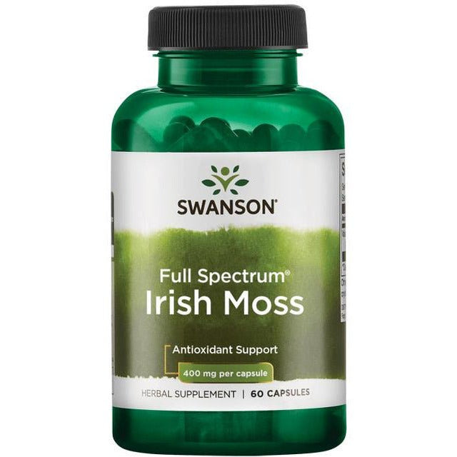 Witaminy i suplementy diety Swanson Full Spectrum Irish Moss 400 mg 60 caps - Sklep Witaminki.pl