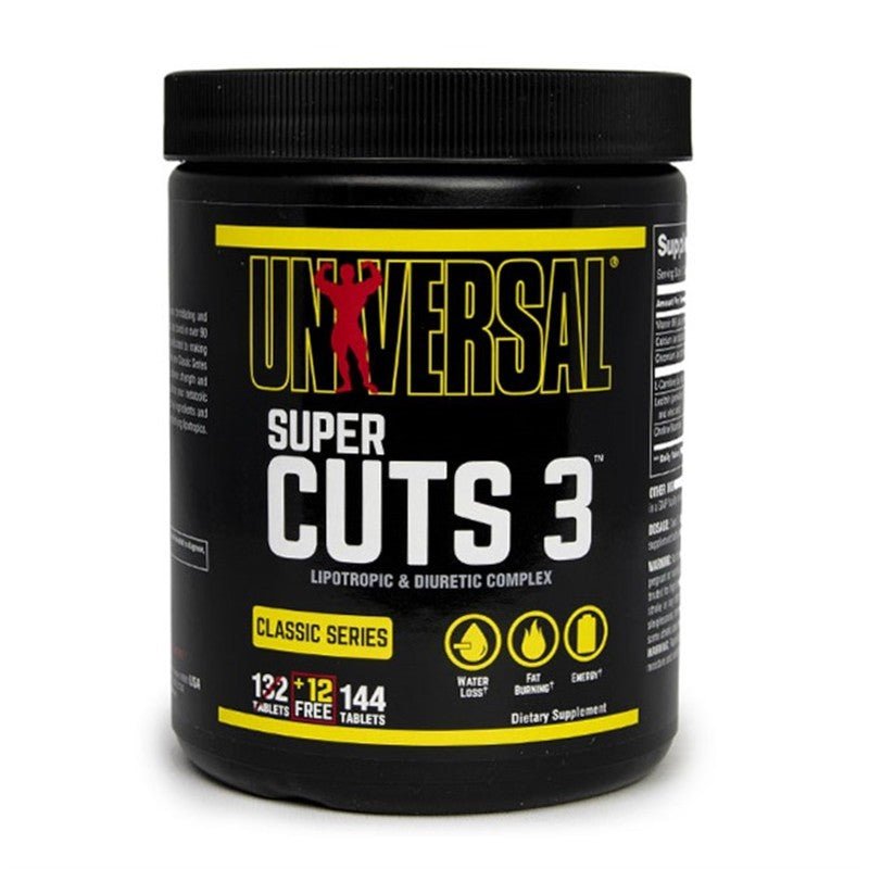 Universal Nutrition Super Cuts 3 - 130 tabs 130 tabs Spalacz tłuszczu - Sklep Witaminki.pl
