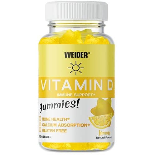 Weider Vitamin D Gummies Lemon 50 gummies Witamina D3 - Sklep Witaminki.pl