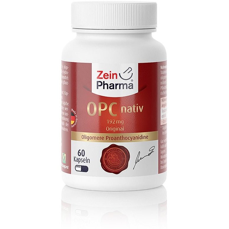 Witaminy i suplementy diety Zein Pharma OPC Native 192mg 60 caps - Sklep Witaminki.pl