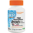 Żelazo Doctor's BEST High Absorption Iron 27 mg 120 tabs - Sklep Witaminki.pl