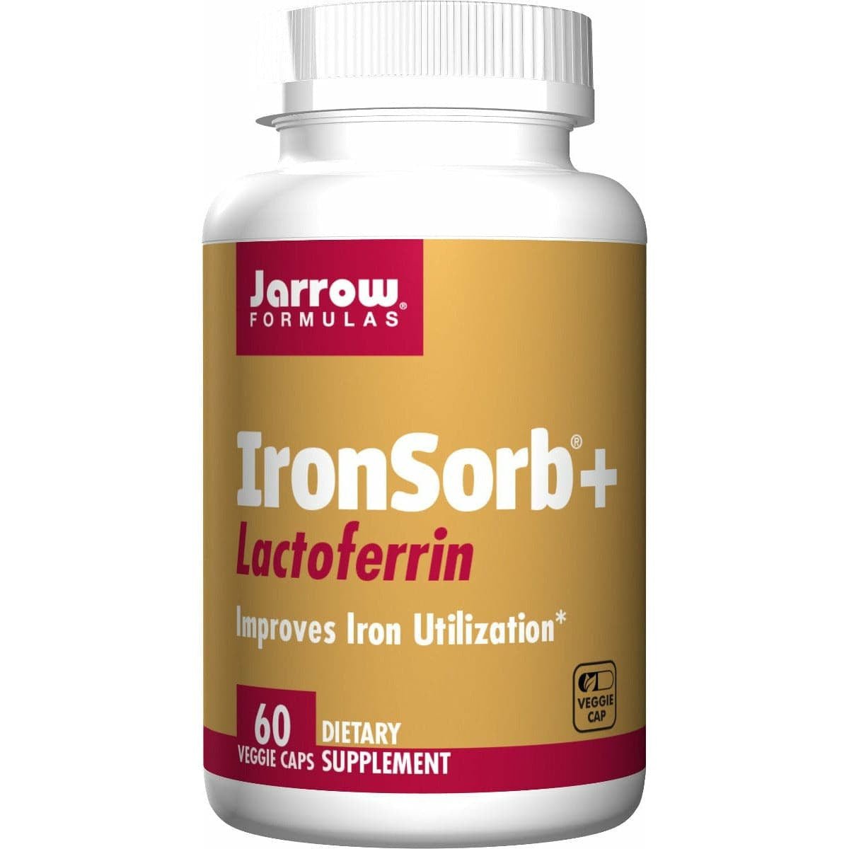 Jarrow Formulas IronSorb + Lactoferrin 60 vcaps Żelazo - Sklep Witaminki.pl