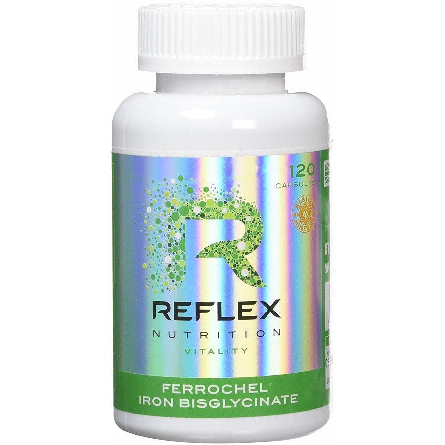 Reflex Nutrition Albion Ferrochel Iron Bisglycinate 14mg 120 caps Żelazo - Sklep Witaminki.pl