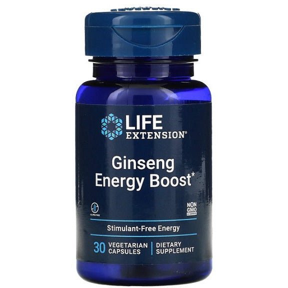 Life Extension Ginseng Energy Boost 30 vcaps Żeń - Szeń Koreański - Sklep Witaminki.pl