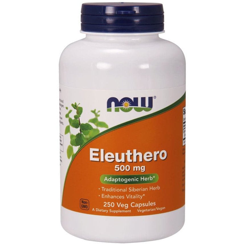Żeń-Szeń Syberyjski NOW Foods Eleuthero 500 mg 250 vcaps - Sklep Witaminki.pl
