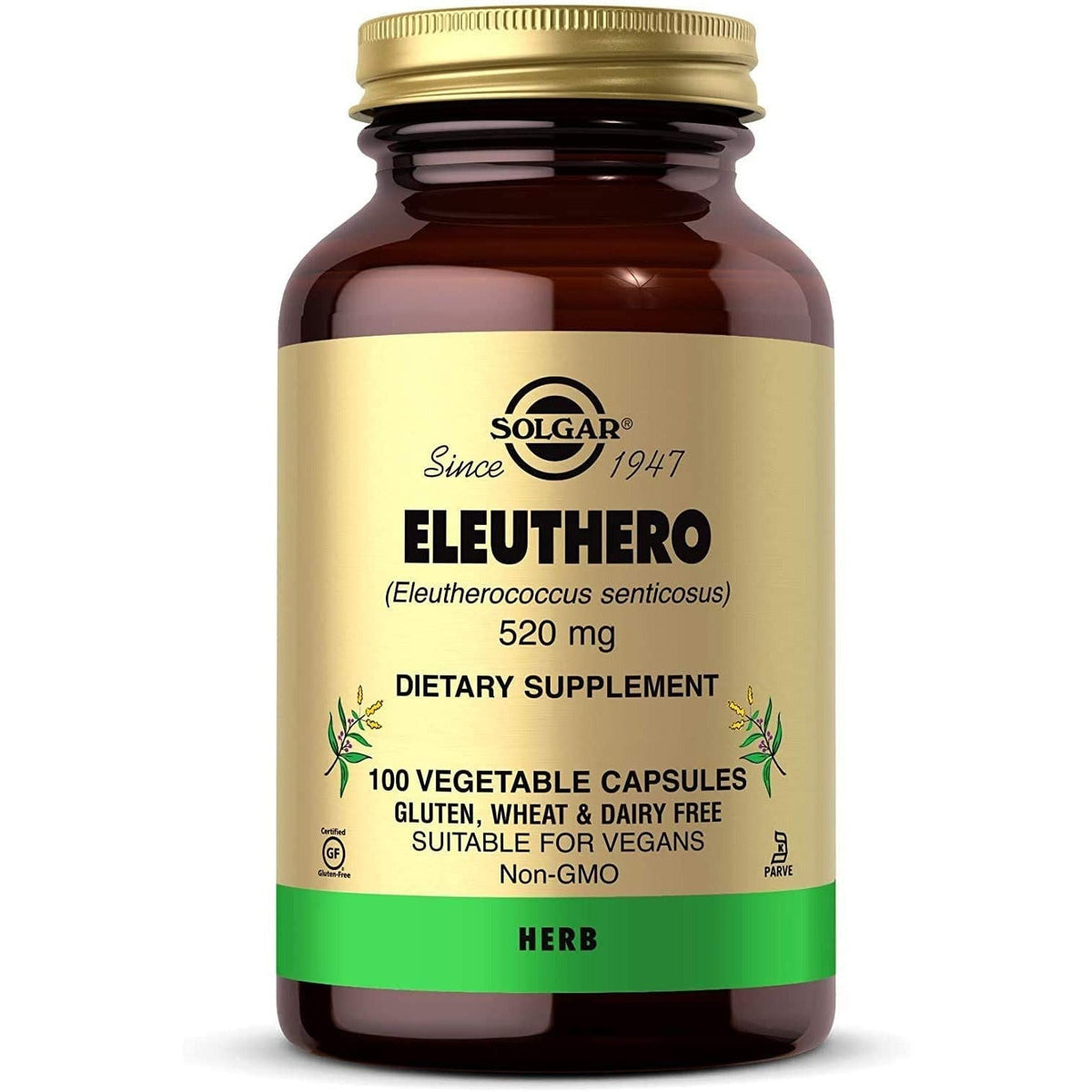 Solgar Eleuthero 520 mg 100 vcaps Żeń - Szeń Syberyjski - Sklep Witaminki.pl