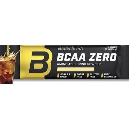 Aminokwasy BCAA BioTechUSA BCAA Zero (Próbka) 9 g Cola - Sklep Witaminki.pl