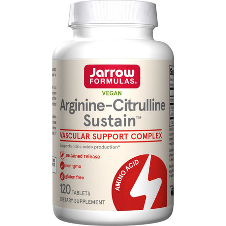 Arginina + Cytrulina Jarrow Formulas Arginine-Citrulline Sustain 120 tabs - Sklep Witaminki.pl