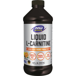 Karnityna NOW Foods L-Carnitine Liquid 1000 mg 473 ml Citrus - Sklep Witaminki.pl