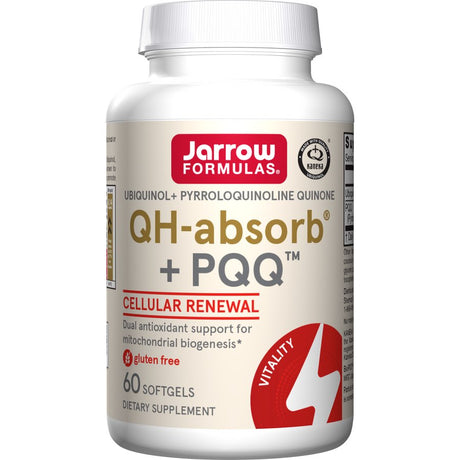 Koenzym Q10 Jarrow Formulas Ubiquinol QH-absorb + PQQ 60 softgels - Sklep Witaminki.pl