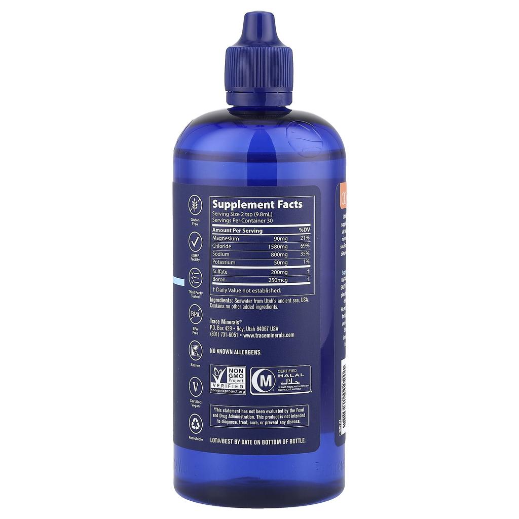 Kompleks minerałów Trace Minerals Utah Sea Minerals 296 ml - Sklep Witaminki.pl
