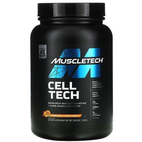 Kreatyna MuscleTech Cell-Tech Creatine Tropical Citrus Punch 1360 g - Sklep Witaminki.pl