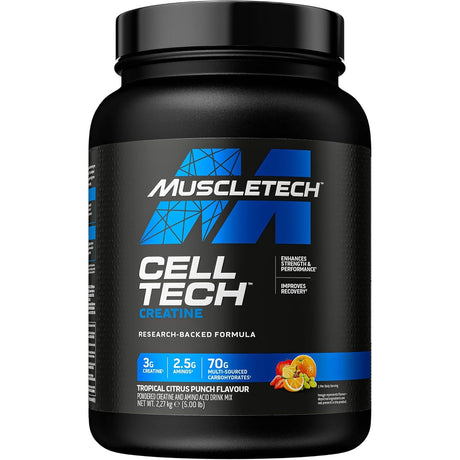 Kreatyna MuscleTech Cell-Tech Creatine Tropical Citrus Punch 2270 g - Sklep Witaminki.pl