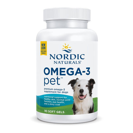 Kwasy Omega - 3 dla Psa Nordic Naturals Omega - 3 Pet Softgels 90 softgels - Sklep Witaminki.pl