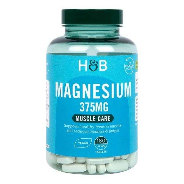 Magnez Holland & Barrett Magnesium 375 mg 180 tabs - Sklep Witaminki.pl