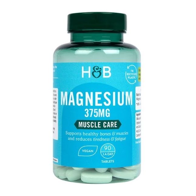 Magnez Holland & Barrett Magnesium 375 mg 90 tabs - Sklep Witaminki.pl