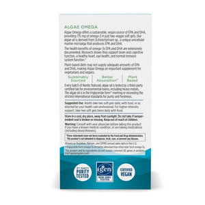 Nordic Naturals Algae Omega 120 softgels Kwasy Omega - 3 dla Wegan - Sklep Witaminki.pl