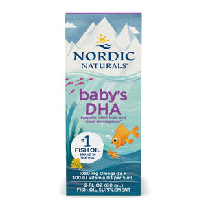 Nordic Naturals Baby's DHA 60 ml Kwasy Omega - 3 dla Niemowląt - Sklep Witaminki.pl