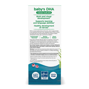 Nordic Naturals Baby's DHA Vegetarian 30 ml Kwasy Omega - 3 dla Niemowląt - Sklep Witaminki.pl